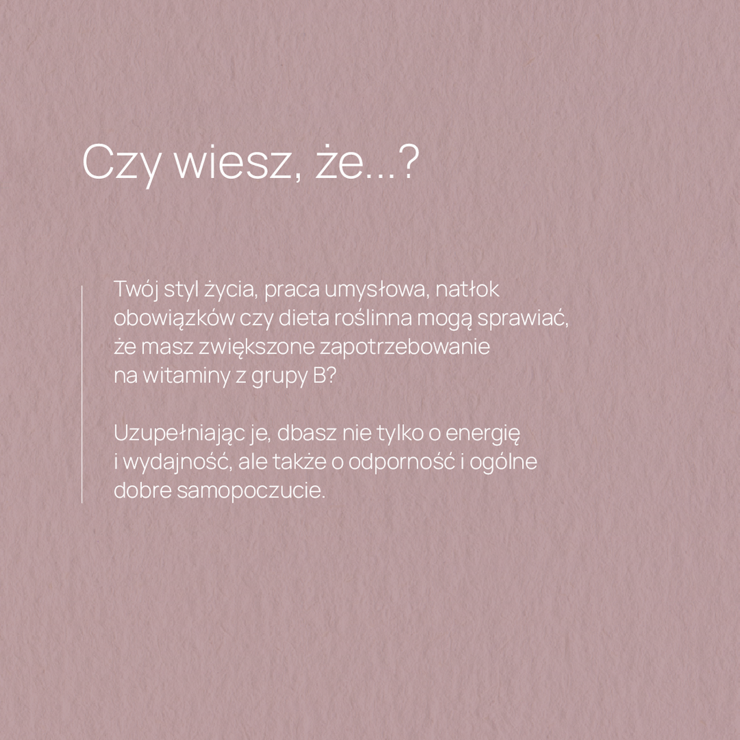 Yanesse® B-Complex: kompleks witamin B z aronią