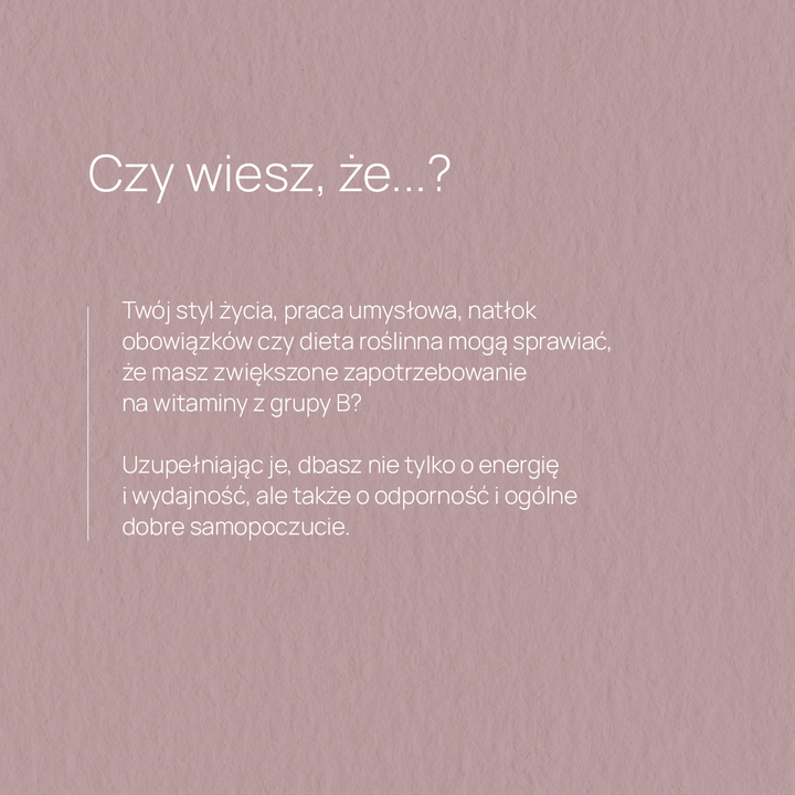 Yanesse® B-Complex: kompleks witamin B z aronią