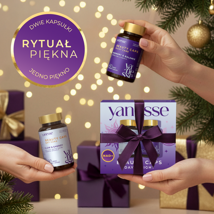 Yanesse® Beauty Caps Day & Night: formuła na dzień i na noc dla włosów, skóry i paznokci