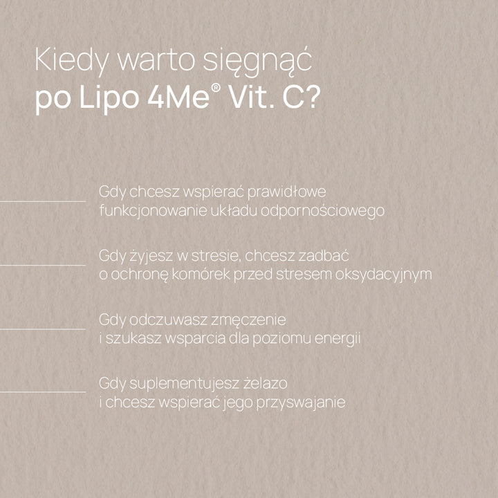 Lipo 4Me® Vit. C - 60 kapsułek HPMC