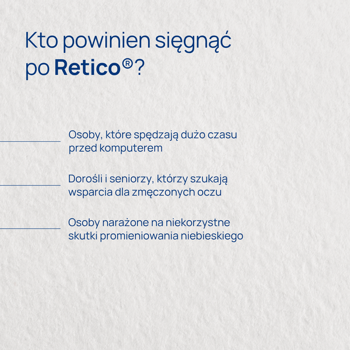 Retico® 30 kapsułek HPMC