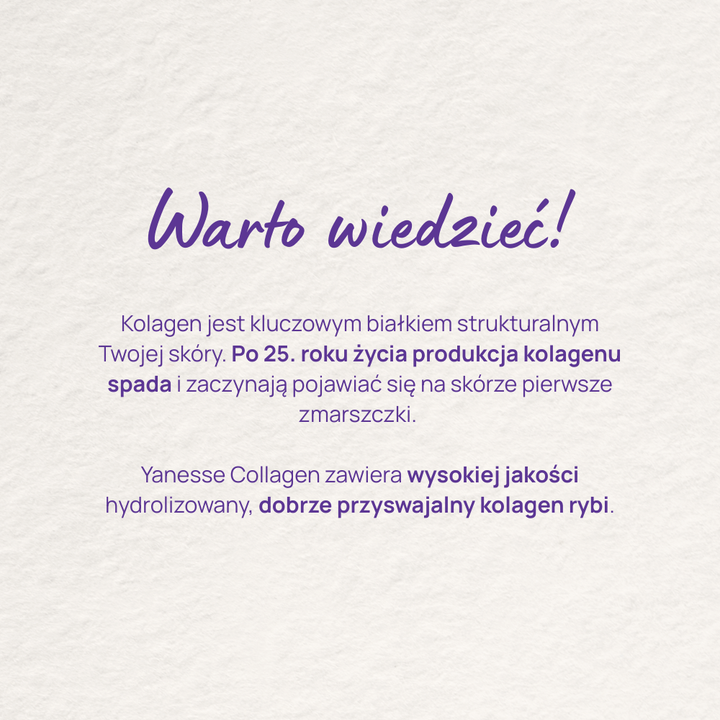 Yanesse® Collagen z cynkiem w proszku o smaku truskawkowo-malinowym
