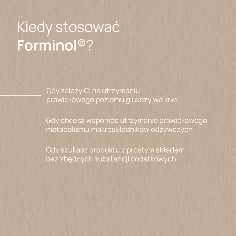 Forminol® - 30 kapsułek HPMC o przedłużonym uwalnianiu