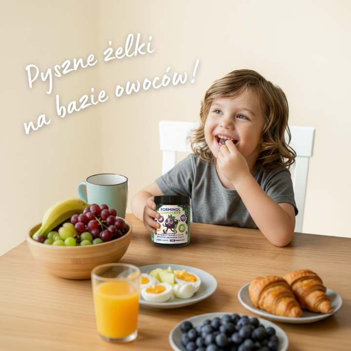 Forminol® Gummies – żelki z ekstraktami jagodowymi, cynkiem, chromem i witaminą B6