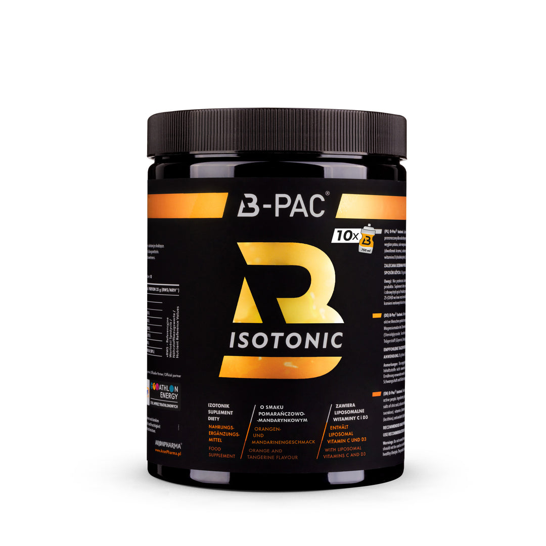 B-PAC® Isotonic o smaku pomarańczowo-mandarynkowym - 350 g / 10 porcji