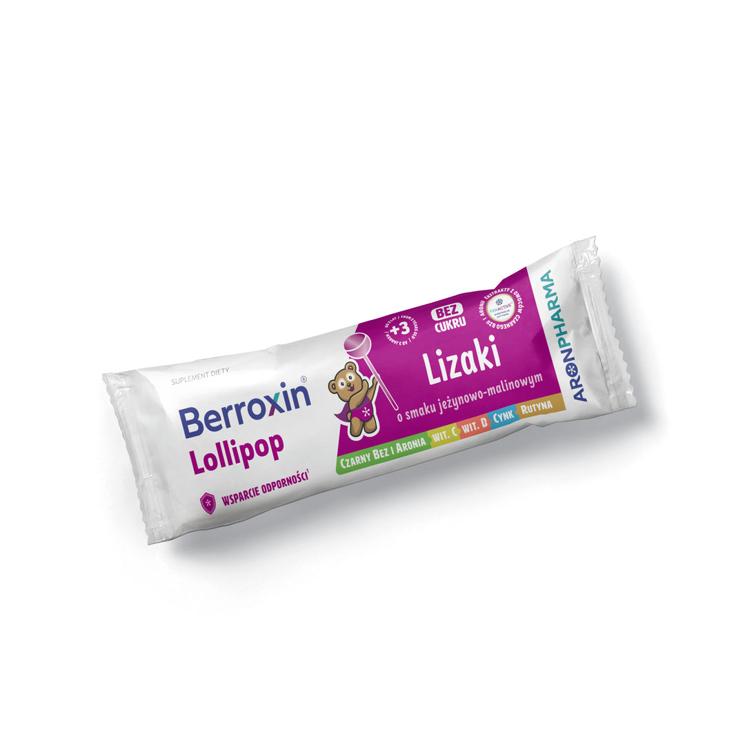 Berroxin® Lollipop - lizak o smaku jeżynowo-malinowym