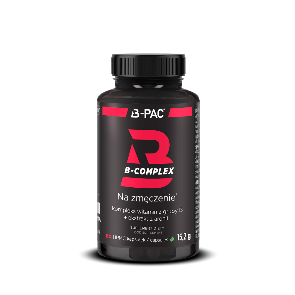 B-PAC® B-Complex: kompleks witamin z grupy B + ekstrakt z aronii