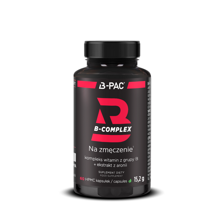 B-PAC® B-Complex: kompleks witamin z grupy B + ekstrakt z aronii