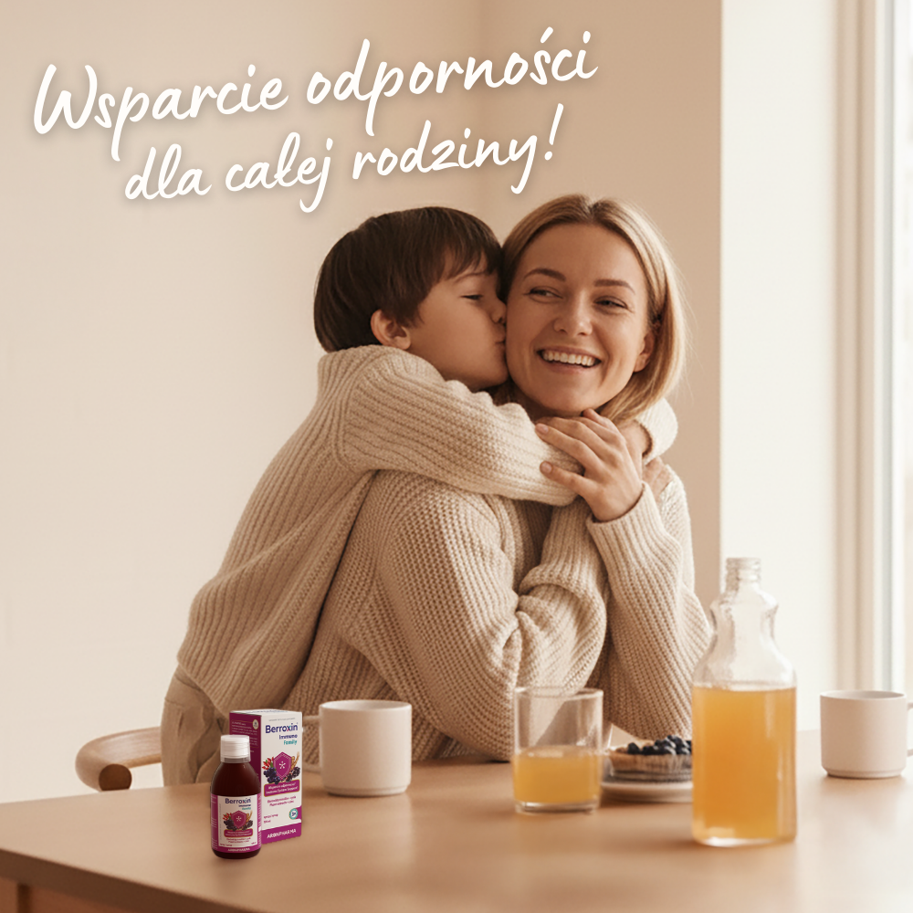 Berroxin® Immuno Family: syrop z czarnego bzu i aronii
