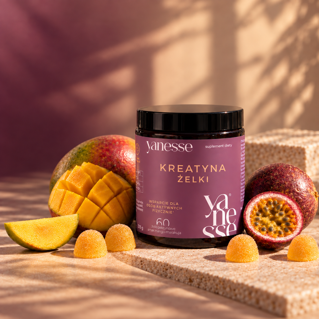 Yanesse® Kreatyna: żelki z kreatyną i witaminami B5 i B6