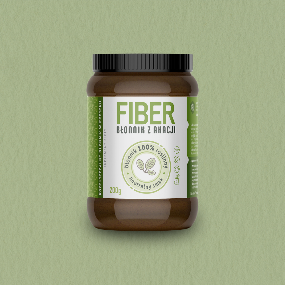 Fiber błonnik z akacji - 200 g proszku