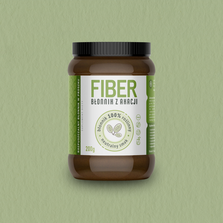 Fiber błonnik z akacji - 200 g proszku
