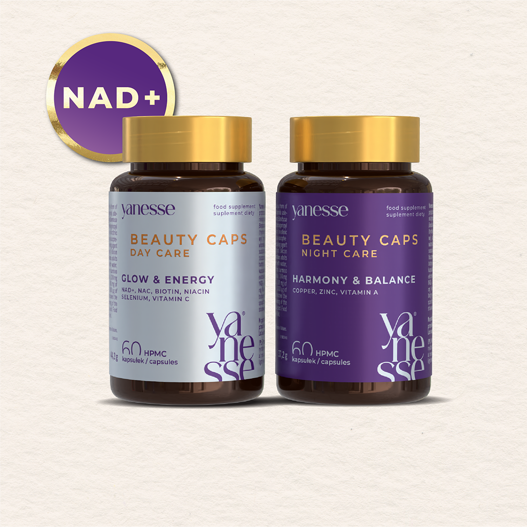 Yanesse® Beauty Caps Day & Night: formuła na dzień i na noc dla włosów, skóry i paznokci