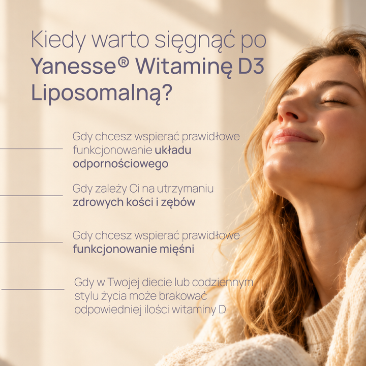 Yanesse® Vit. D3: liposomalna witamina D w kapsułkach (Kopia)