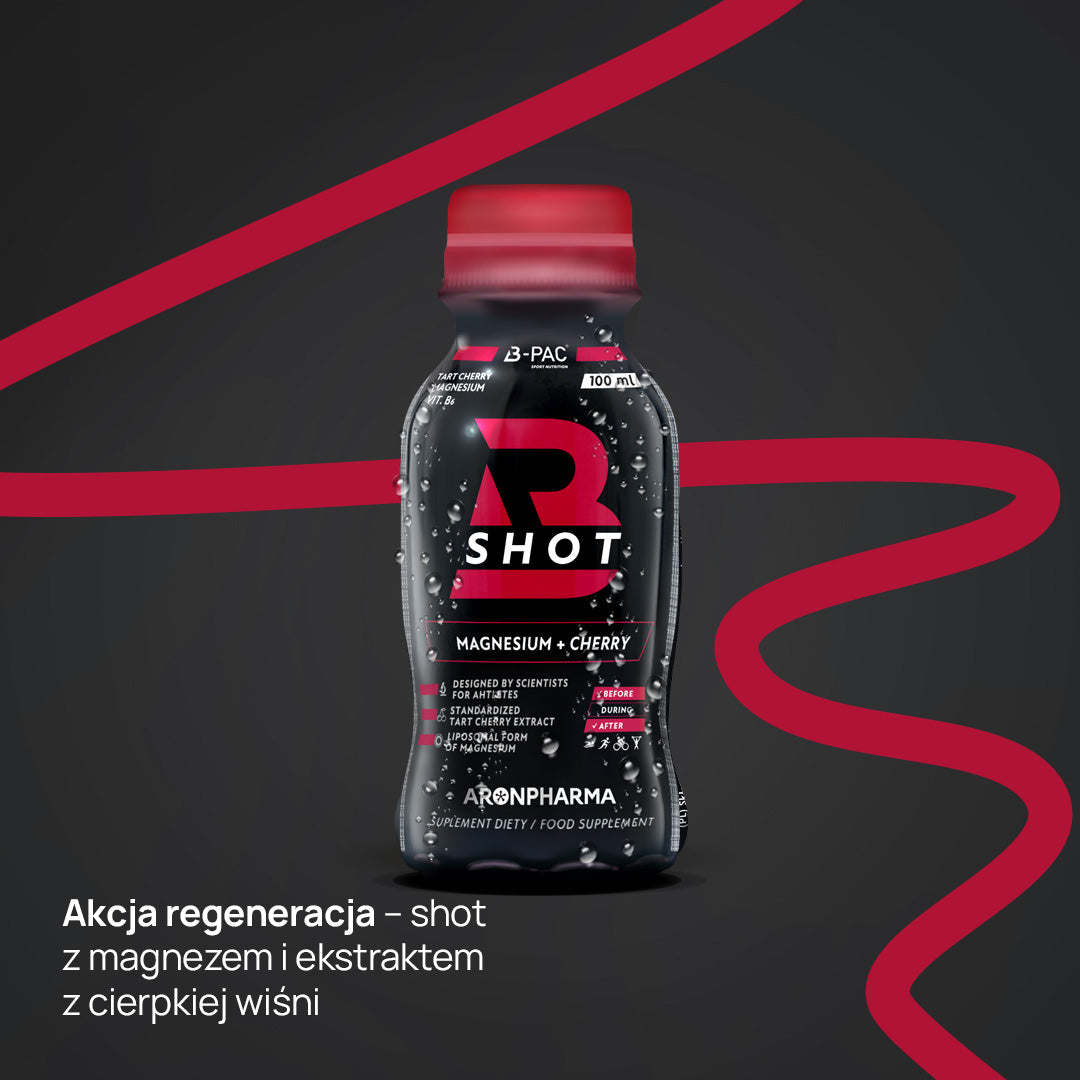 B-PAC® Shot z magnezem o smaku wiśniowym 100 ml