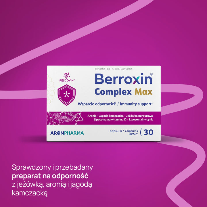 Berroxin® Complex Max wsparcie układu odpornościowego, 30 kapsułek HPMC