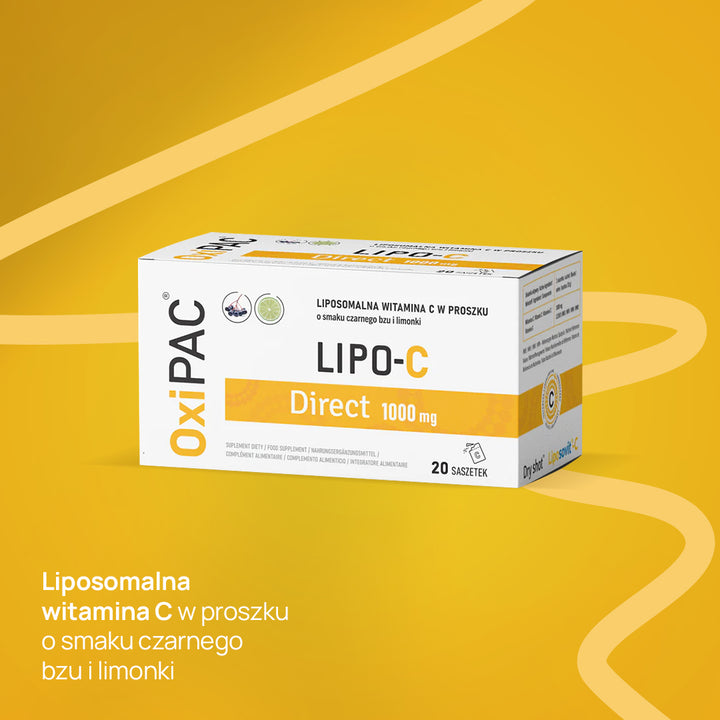 OxiPAC® Lipo-C Direct - 20 saszetek 1000 mg witaminy C