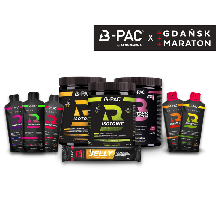 Zestaw Maratończyka: B-PAC® Energy Gel + Jelly + Isotonic