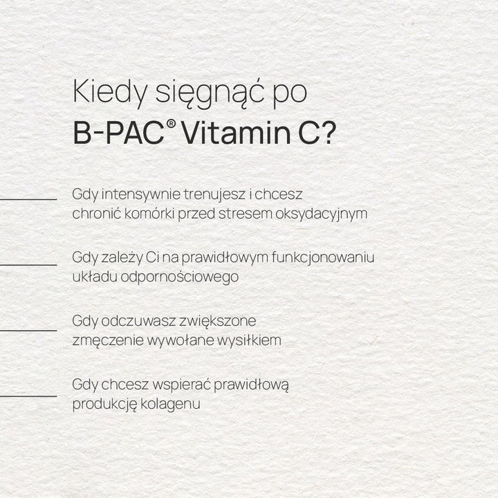 B-PAC® Vitamin C: liposomalna witamina C
