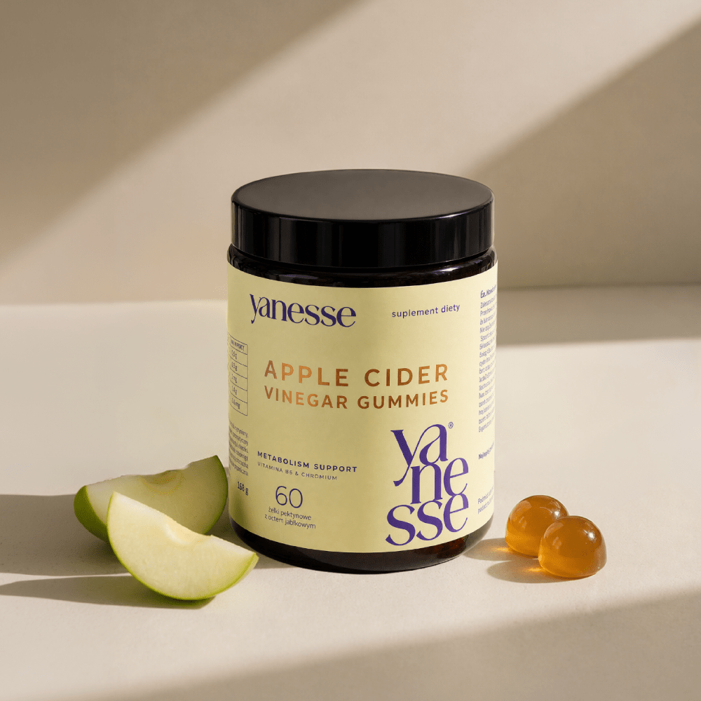 Yanesse® Apple Cider Vinegar Gummies – żelki z octem jabłkowym i witaminami