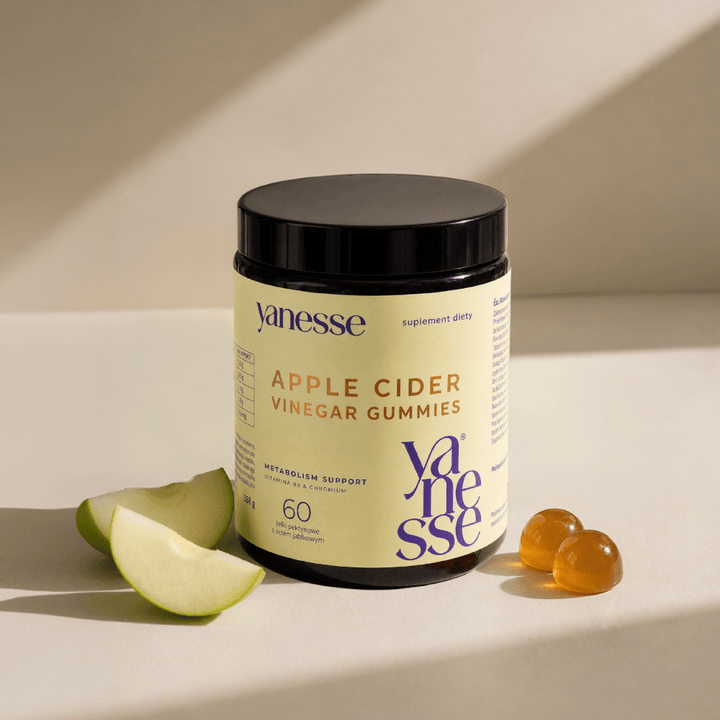 Yanesse® Apple Cider Vinegar Gummies – żelki z octem jabłkowym i witaminami